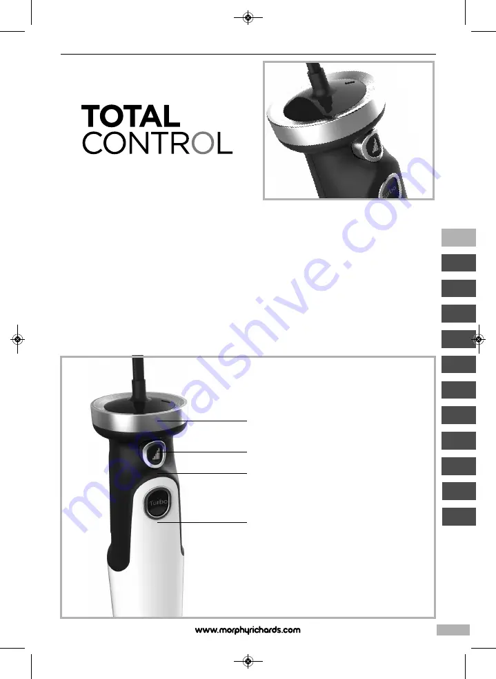 Morphy Richards Total Control Instruction Book Download Page 7