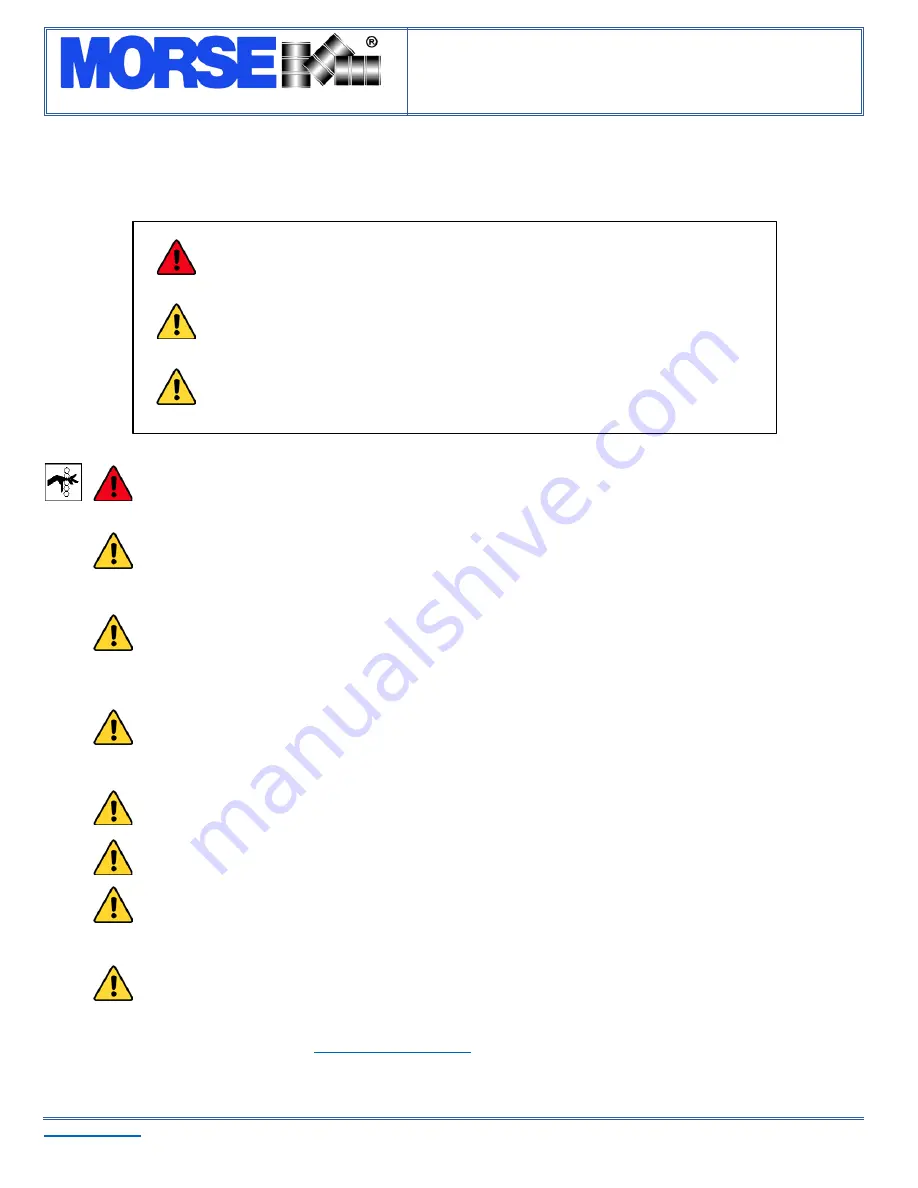 morse 201B Series Operator'S Manual Download Page 2