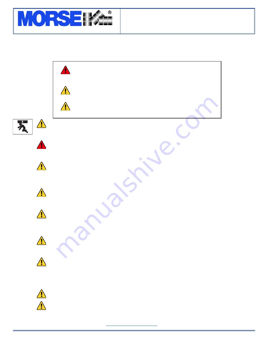 morse 400AM-72-124 Operator'S Manual Download Page 2