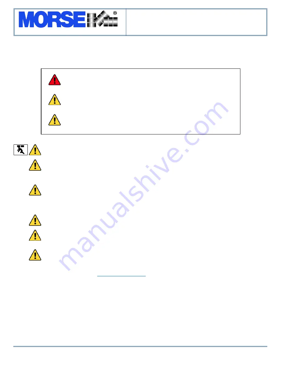 morse MORSPEED 288-1 Operator'S Manual Download Page 2