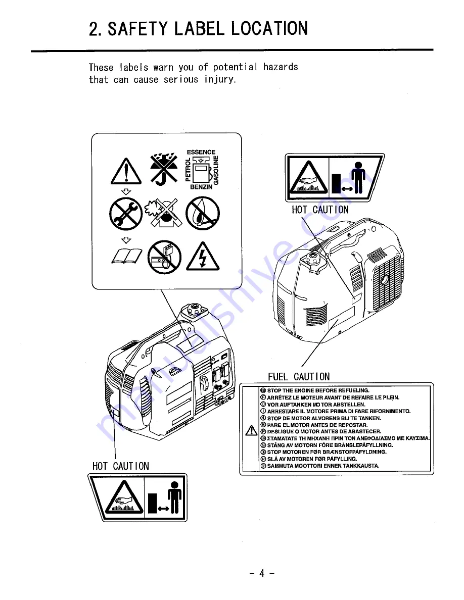 Mosa GI 2000 SX Owner'S Manual Download Page 6