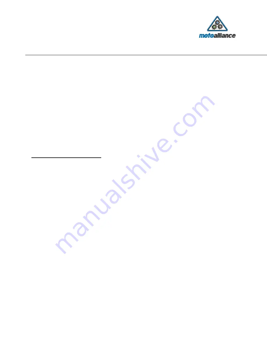 Motoalliance MA11765 Quick Start Manual Download Page 5