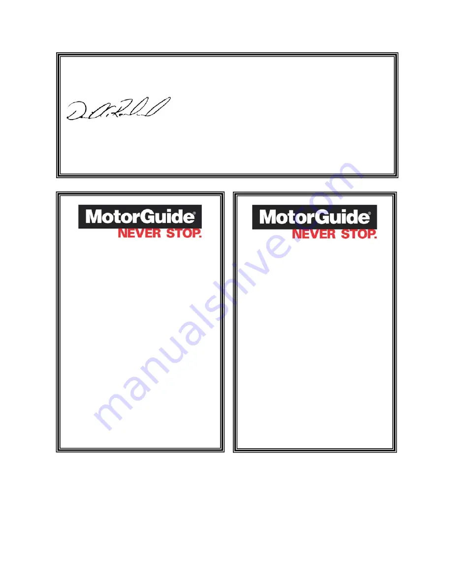 MotorGuide Digital Steering Скачать руководство пользователя страница 2