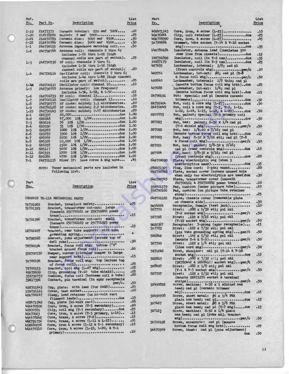 Motorola 14T3 Service Manual Download Page 13