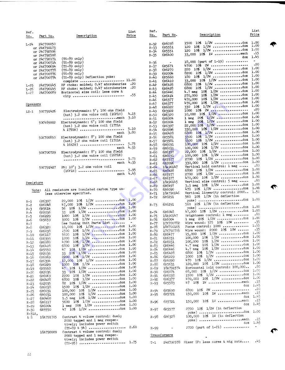 Motorola 16F1BH Service Manual Download Page 22