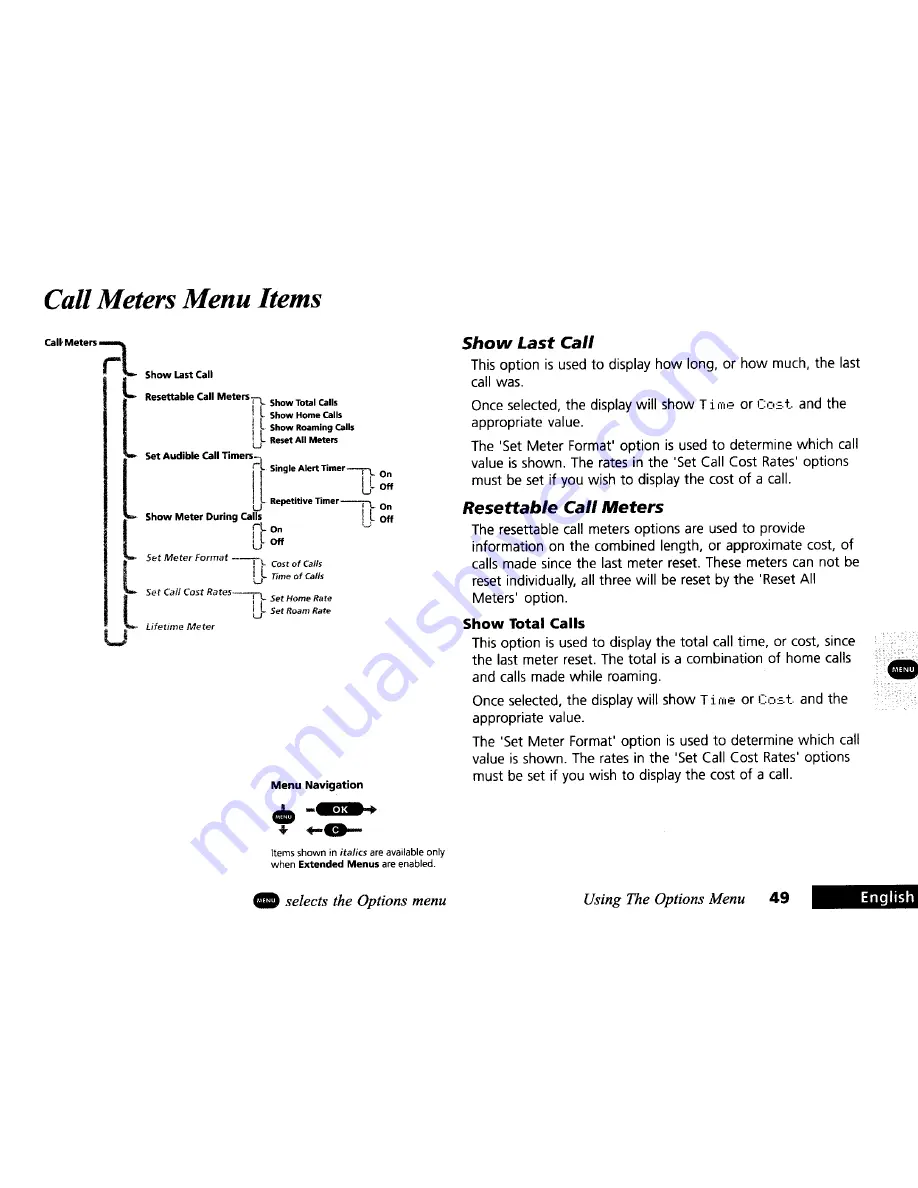 Motorola 6200 Flare Quick Reference Download Page 52