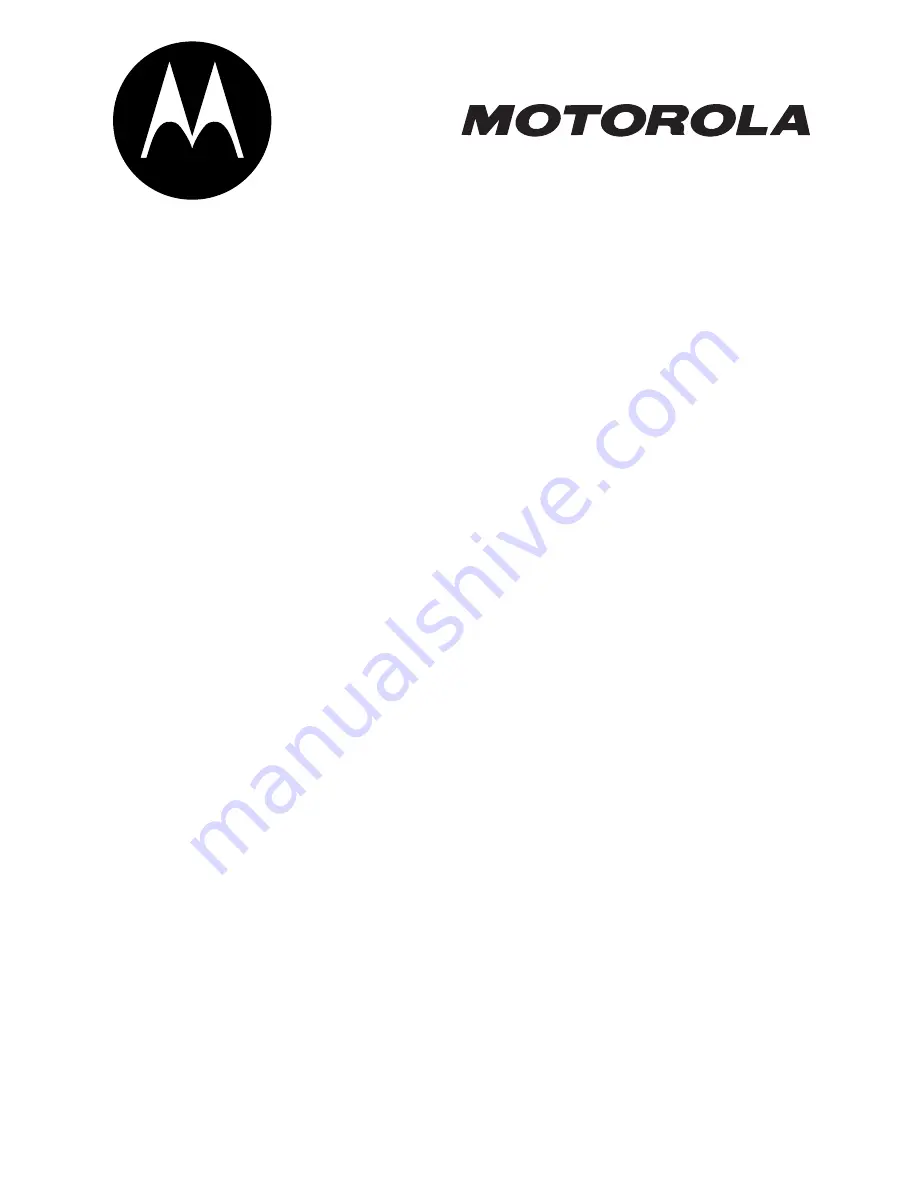 Motorola A732 Start Here Manual Download Page 1