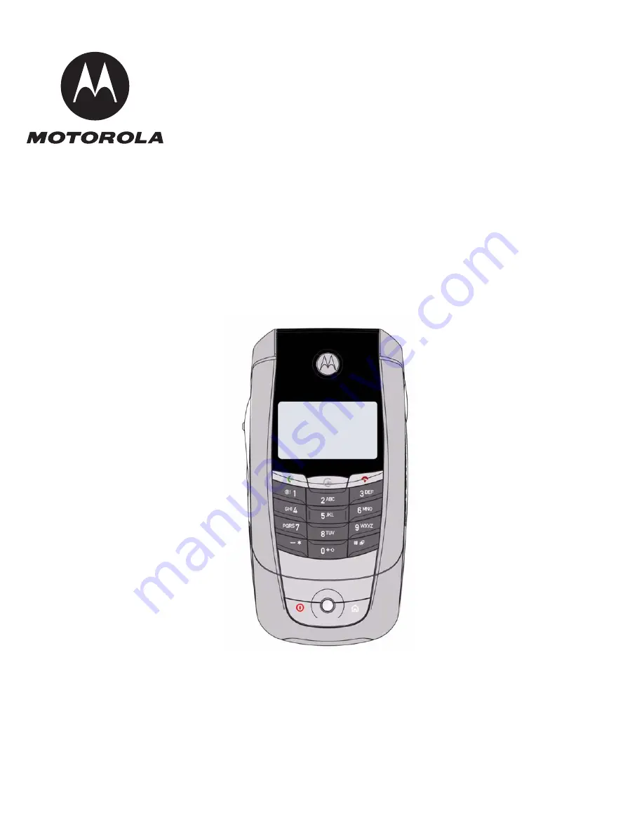 Motorola A780 Service Manual Download Page 1