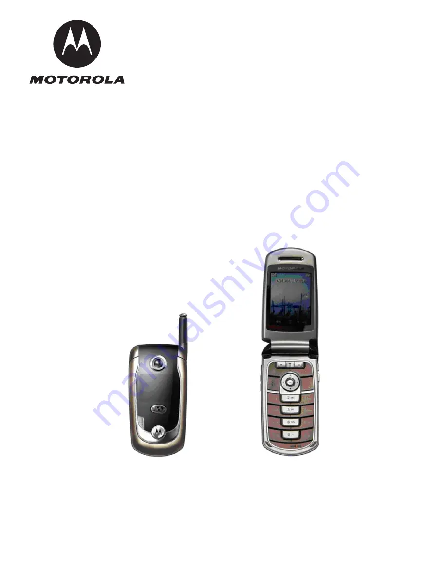 Motorola A840 - Cell Phone - CDMA2000 1X Скачать руководство пользователя страница 1