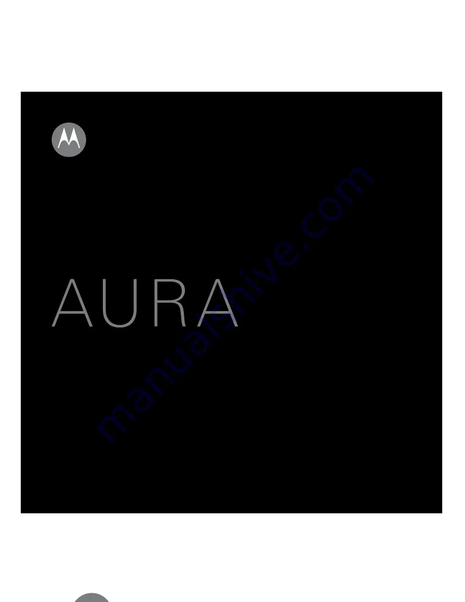 Motorola AURA - MANUAL 2 User Manual Download Page 1