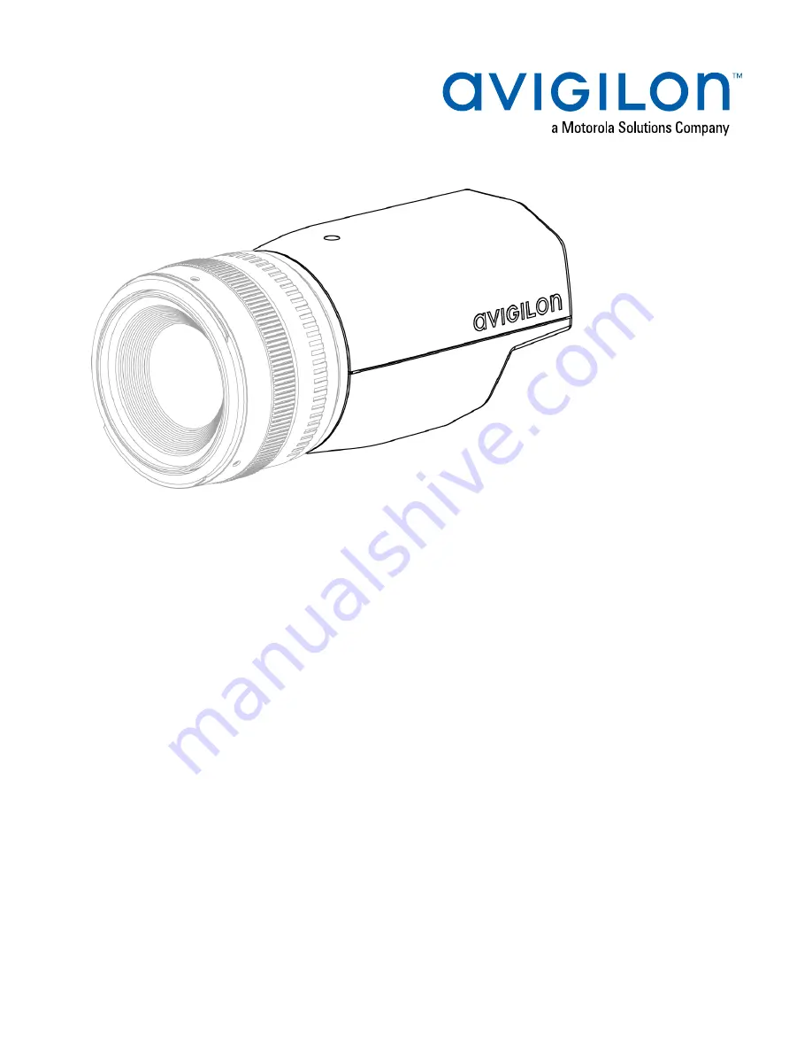 Motorola avigilon 12L-H4PRO-B Installation Manual Download Page 1