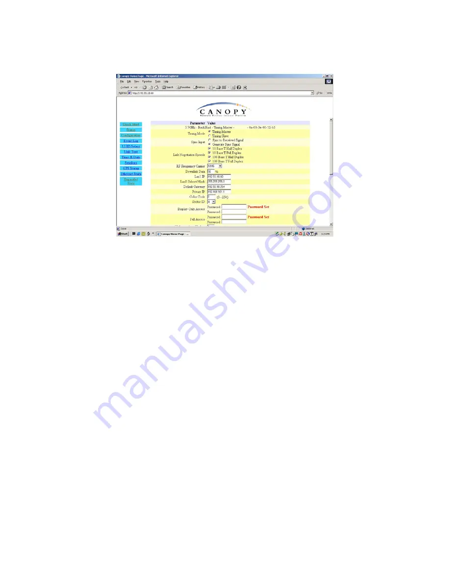 Motorola Canopy Backhaul Module Скачать руководство пользователя страница 32