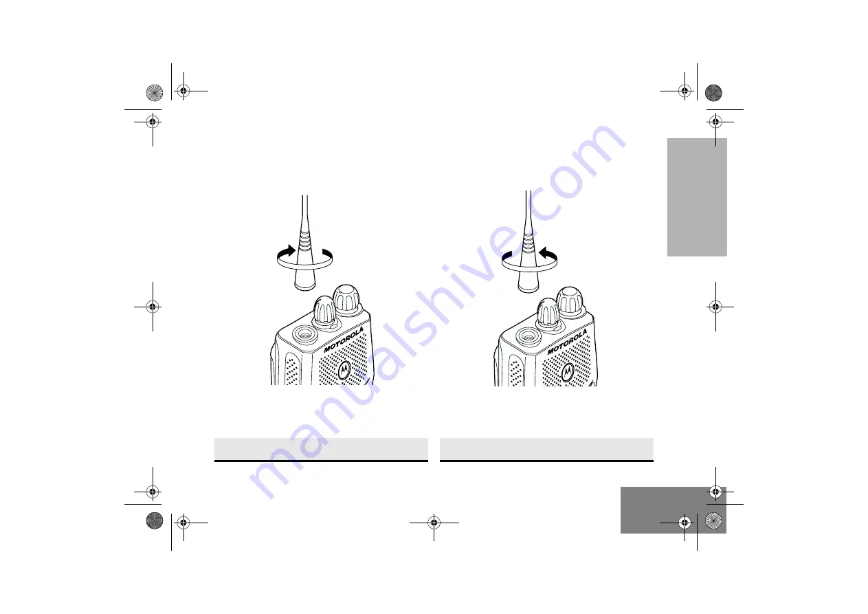 Motorola Commercial Series Basic User'S Manual Download Page 11