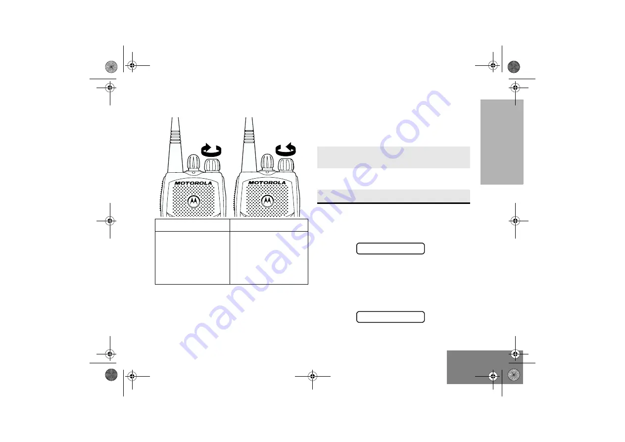 Motorola Commercial Series Basic User'S Manual Download Page 13