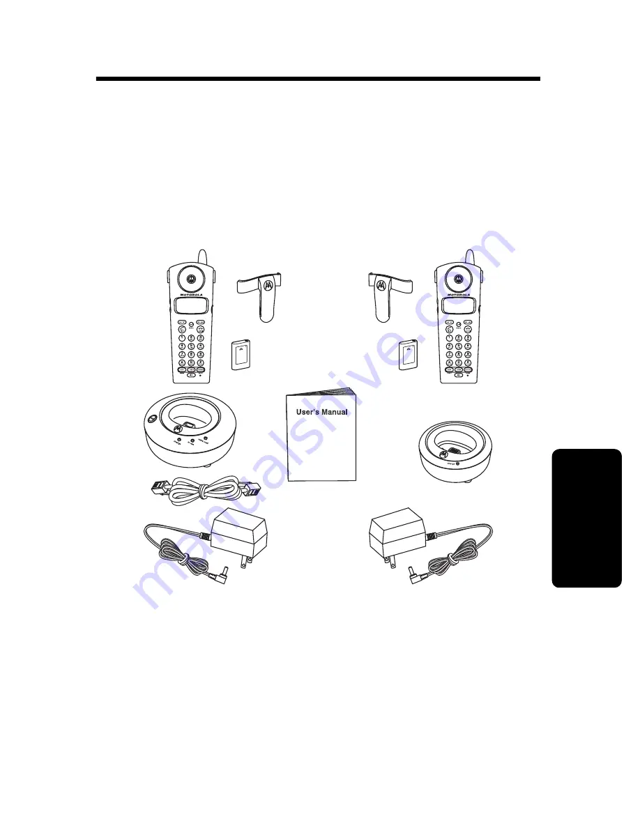 Motorola CORDLESS EXPANSION HANDSET-MD4153 User Manual Download Page 39