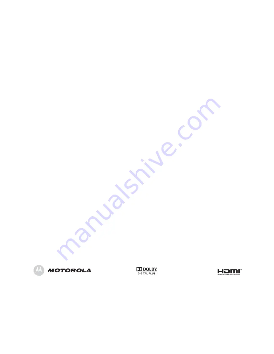 Motorola DCX3200 Installation Manual Download Page 77