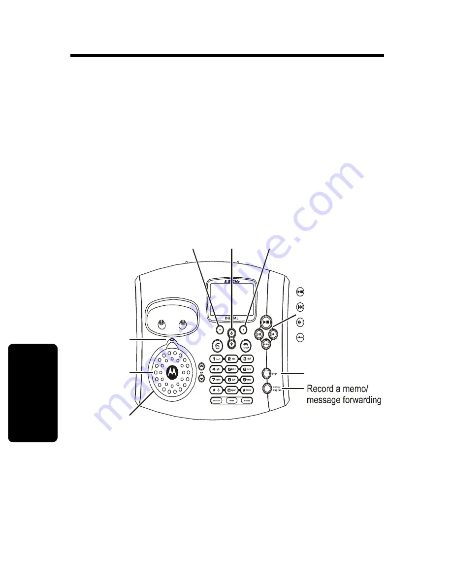 Motorola DIGITAL CORDLESS PHONE SYSTEM-MD781 User Manual Download Page 55