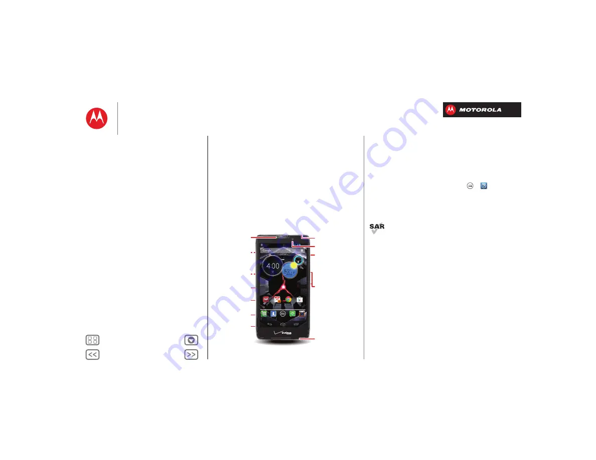 Motorola DROID RAZR HD Скачать руководство пользователя страница 2