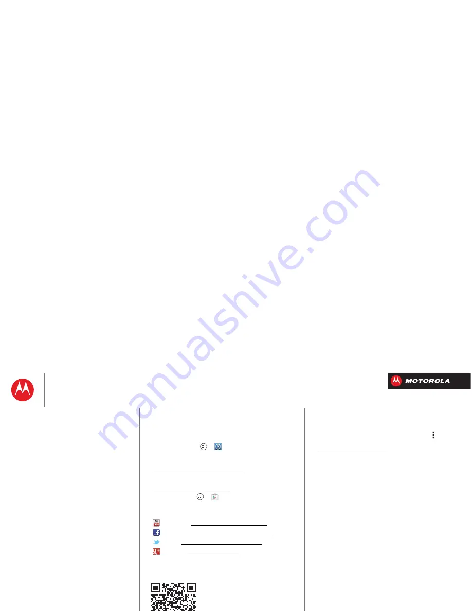 Motorola DROID RAZR M Скачать руководство пользователя страница 62