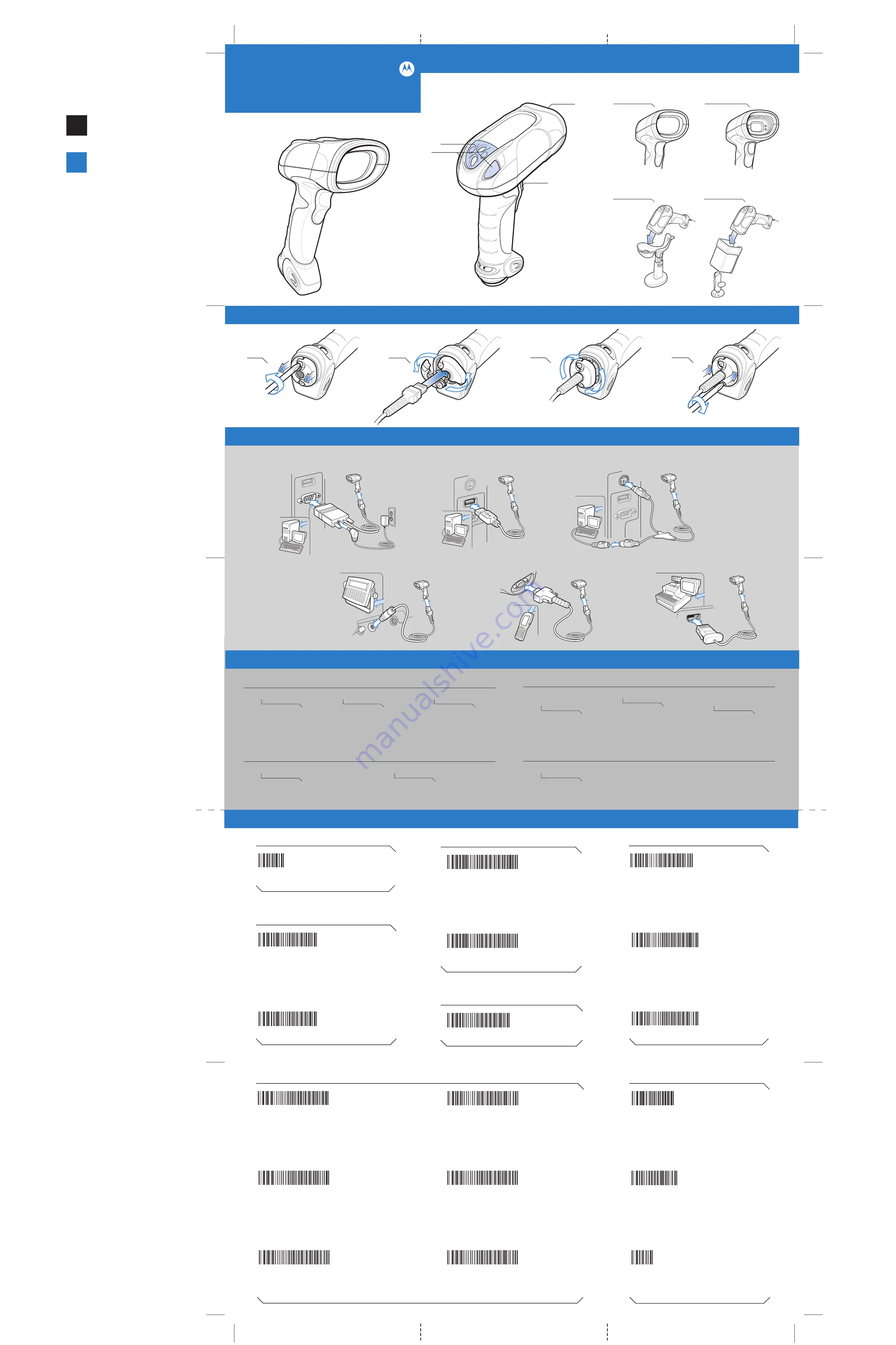 Motorola DS3408-HD20005R - Symbol Digital Scanner Скачать руководство пользователя страница 1