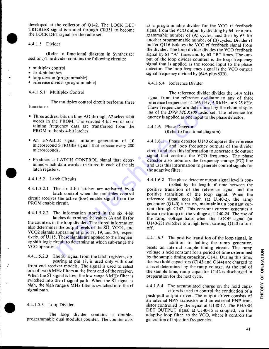 Motorola DVP MCX100 Instruction Manual Download Page 62