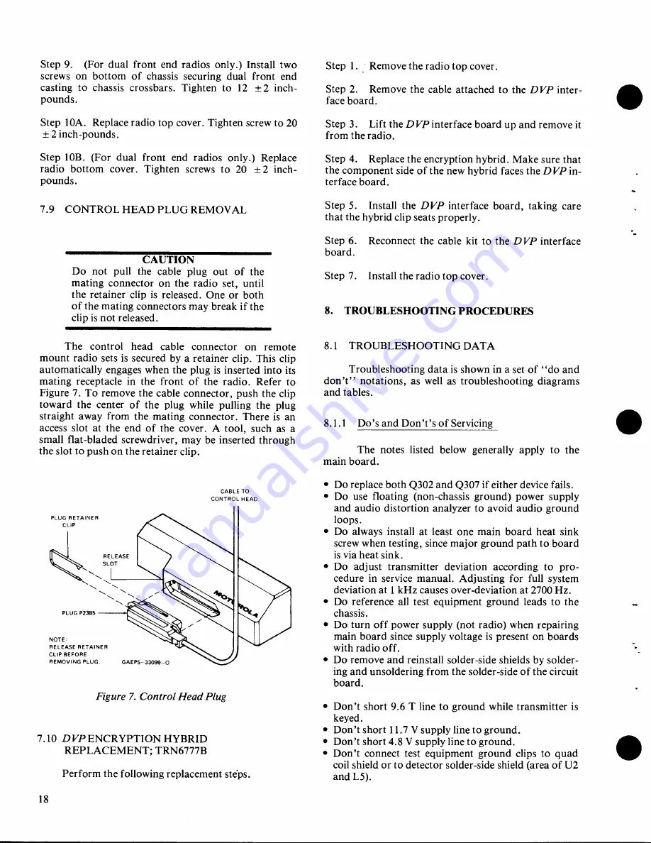 Motorola DVP MCX100 Instruction Manual Download Page 89