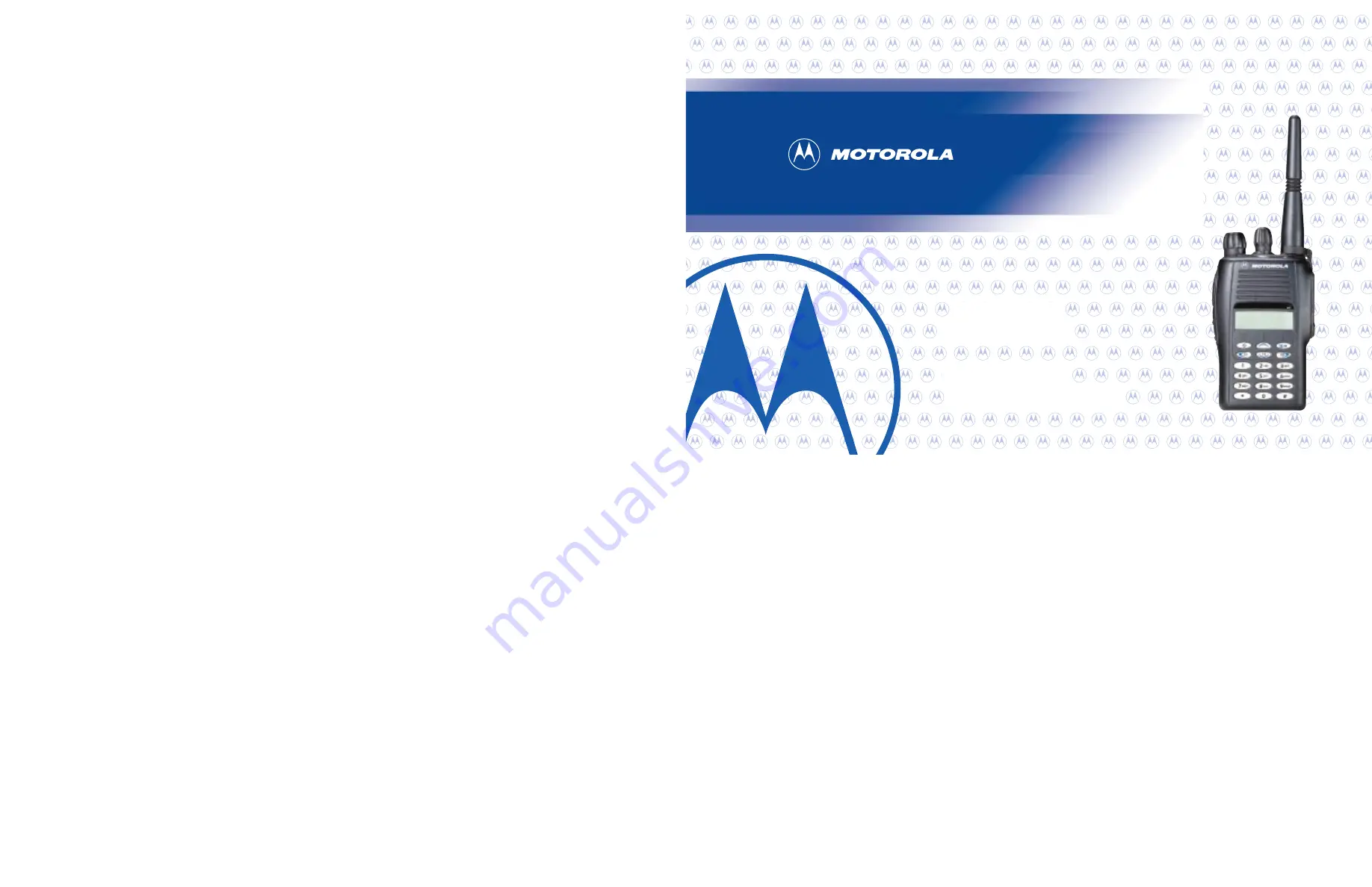 Motorola EX600 User Manual Download Page 1