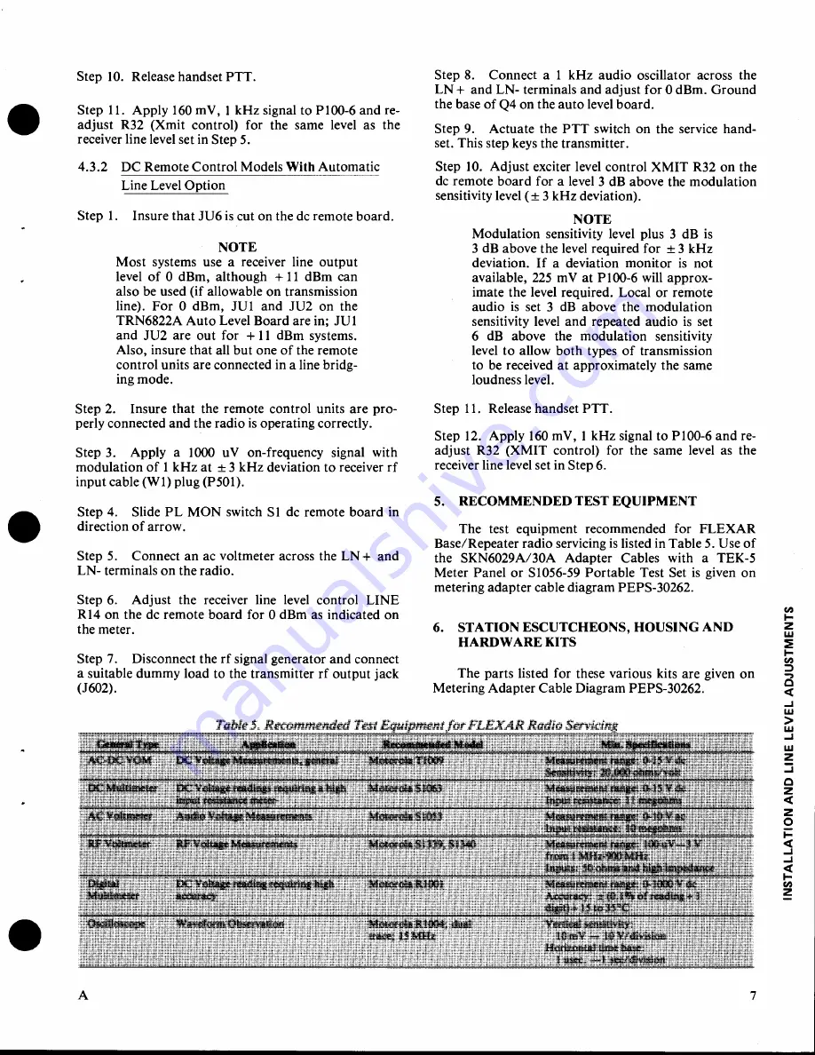 Motorola Flexar Instruction Manual Download Page 19