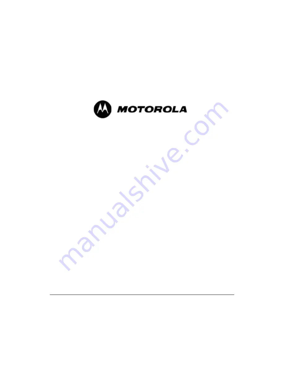 Motorola FX855P User Manual Download Page 1