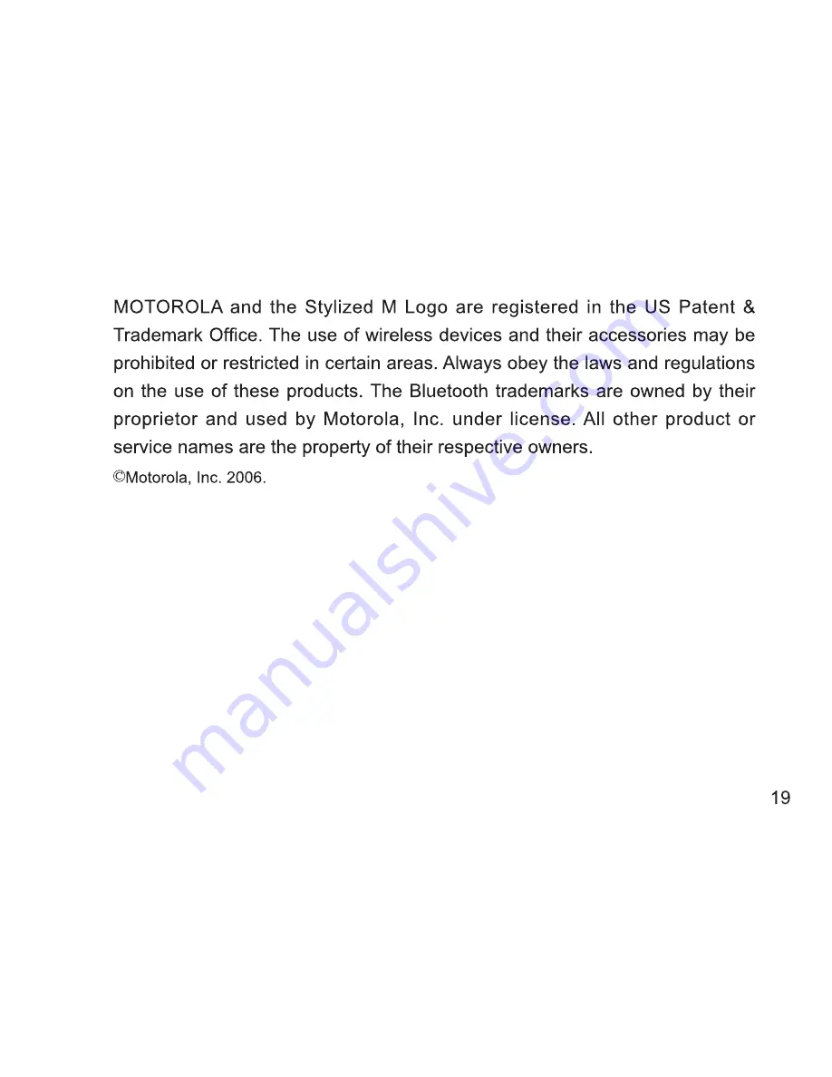 Motorola H670 - Headset - Over-the-ear User Manual Download Page 29