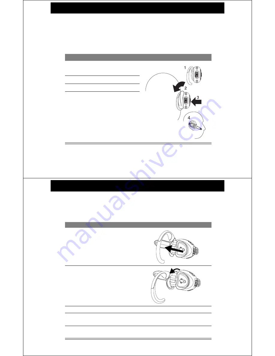 Motorola HS810 - Headset - Over-the-ear User Manual Download Page 6