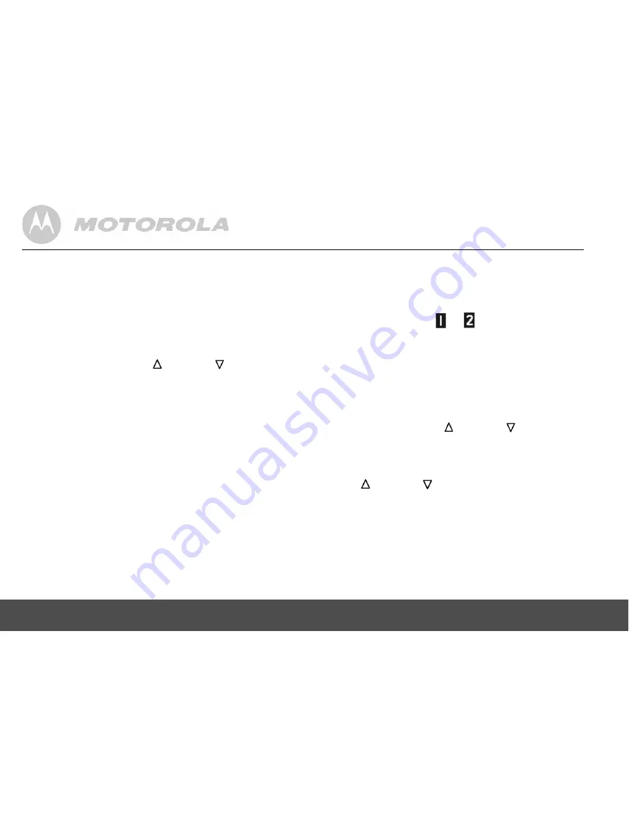 Motorola L512CBT User Manual Download Page 20