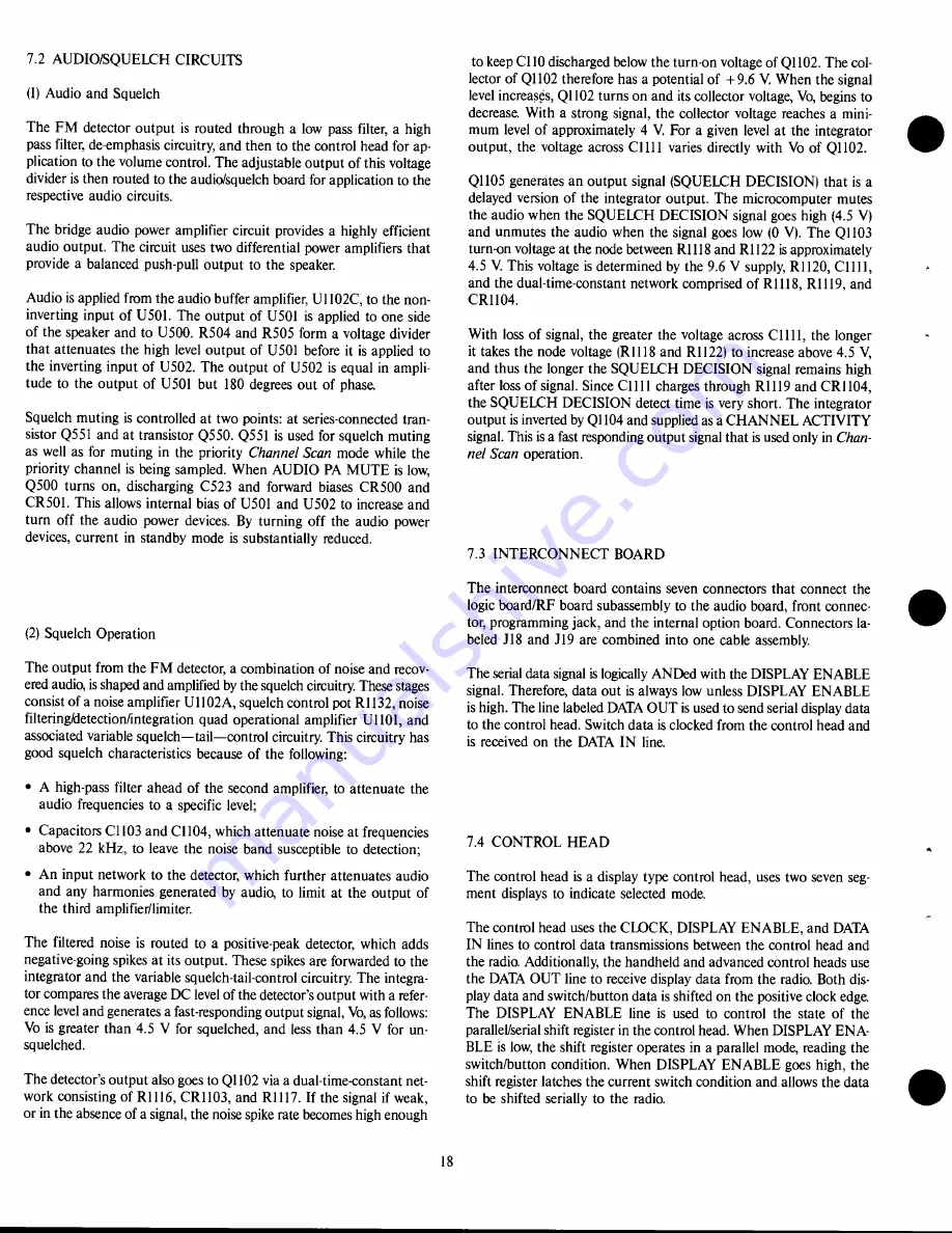 Motorola M400 Service Manual Download Page 20