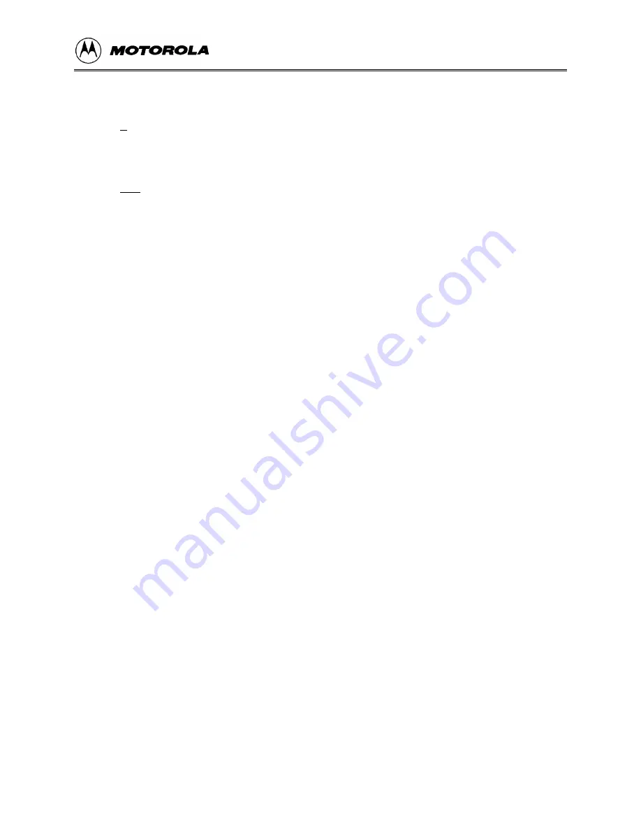 Motorola M68EVB912B32 User Manual Download Page 71