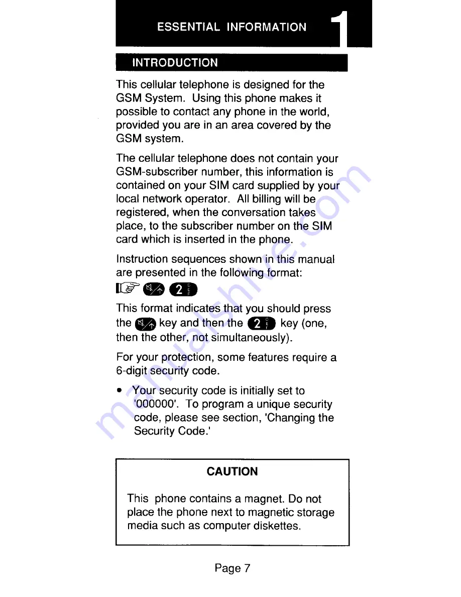 Motorola Micro T-A-C International 5000 Series User Manual Download Page 23