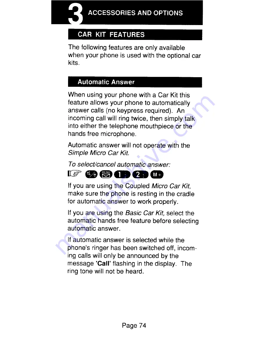 Motorola Micro T-A-C International 5000 Series User Manual Download Page 90