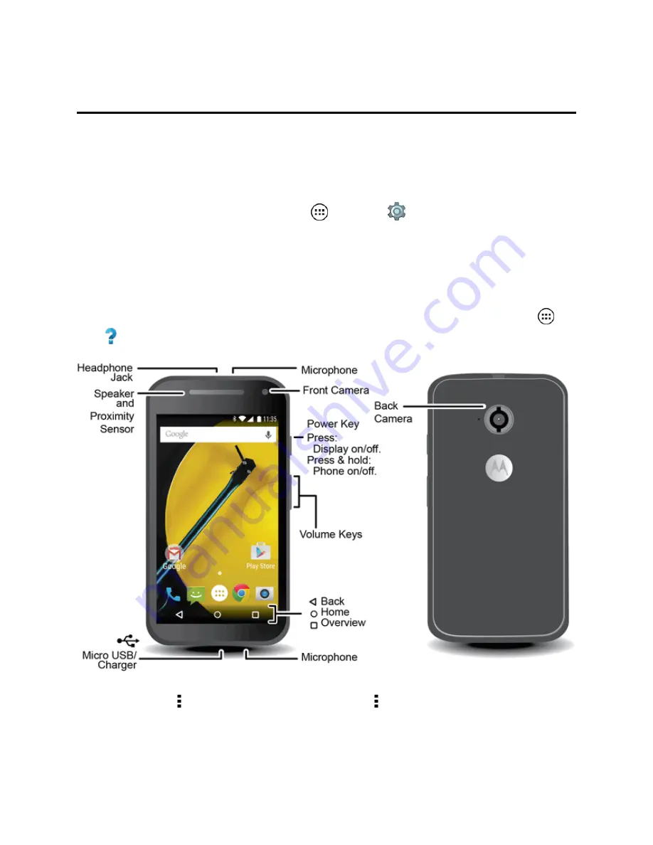 Motorola Moto e User Manual Download Page 22