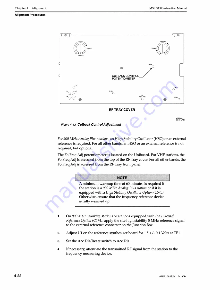 Motorola MSF 5000 Instruction Manual Download Page 188