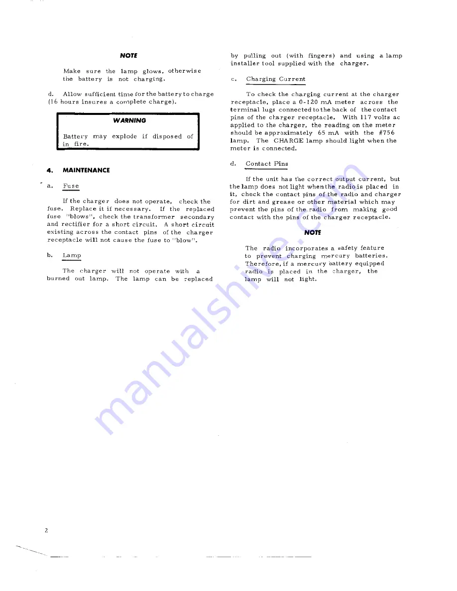 Motorola NLN8005A User Manual Download Page 2