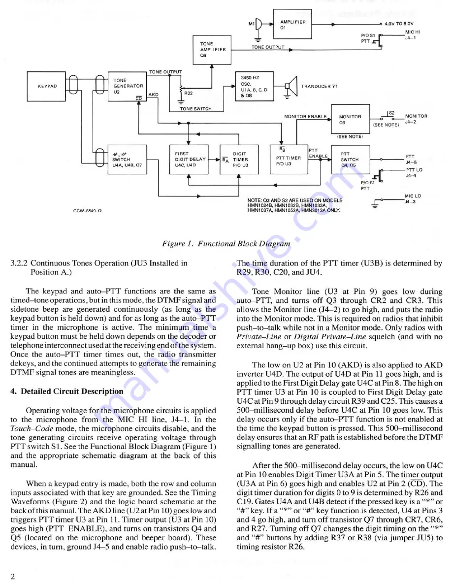 Motorola palm microphone Instruction Manual Download Page 8