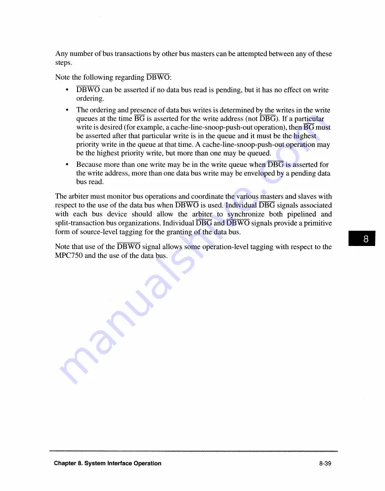 Motorola PowerPC MPC750 User Manual Download Page 346