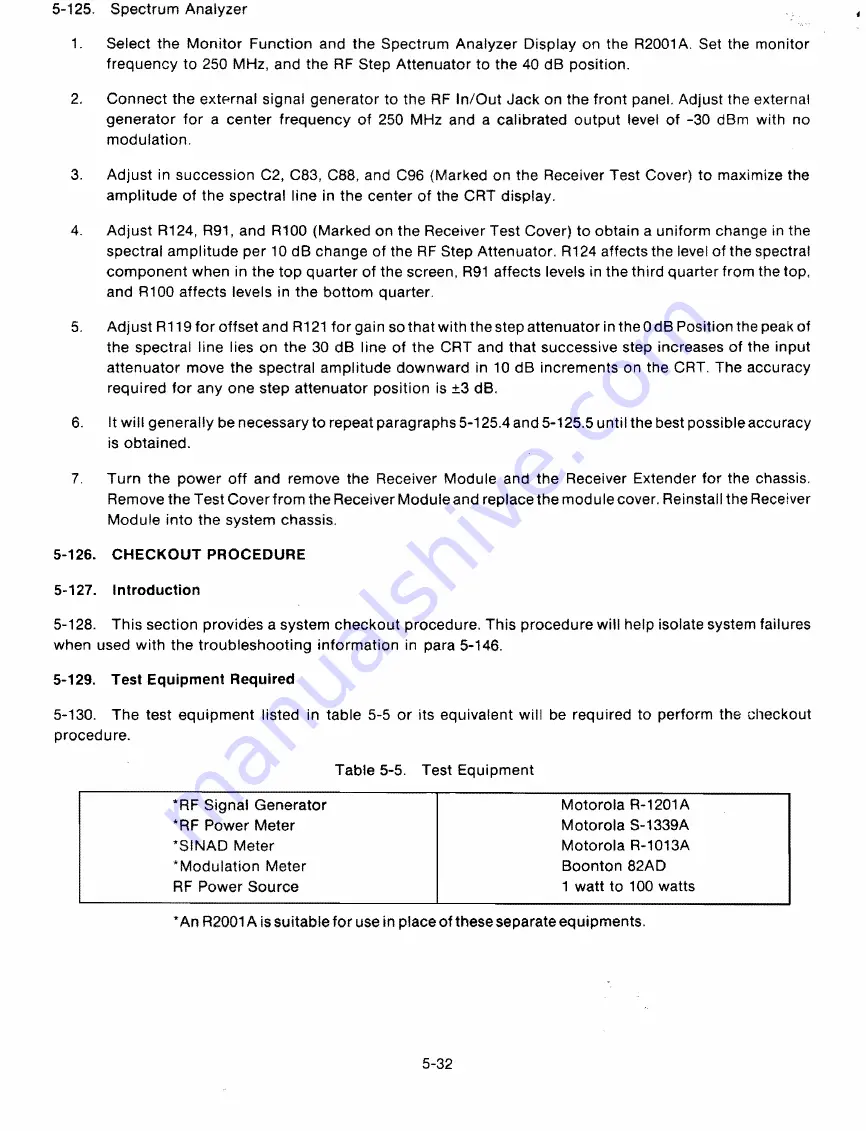 Motorola R-2001A Manual Download Page 71