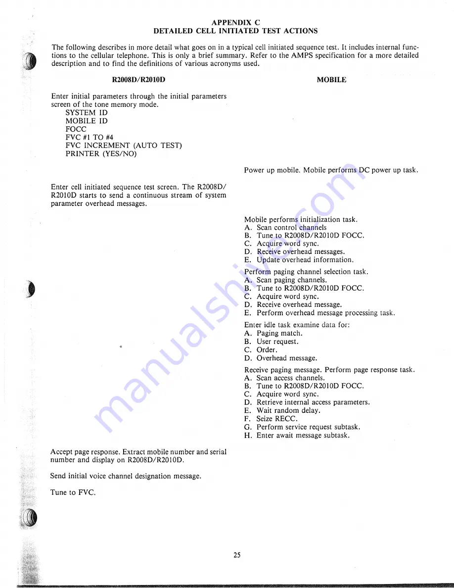 Motorola R2008D Operator'S Manual Download Page 30