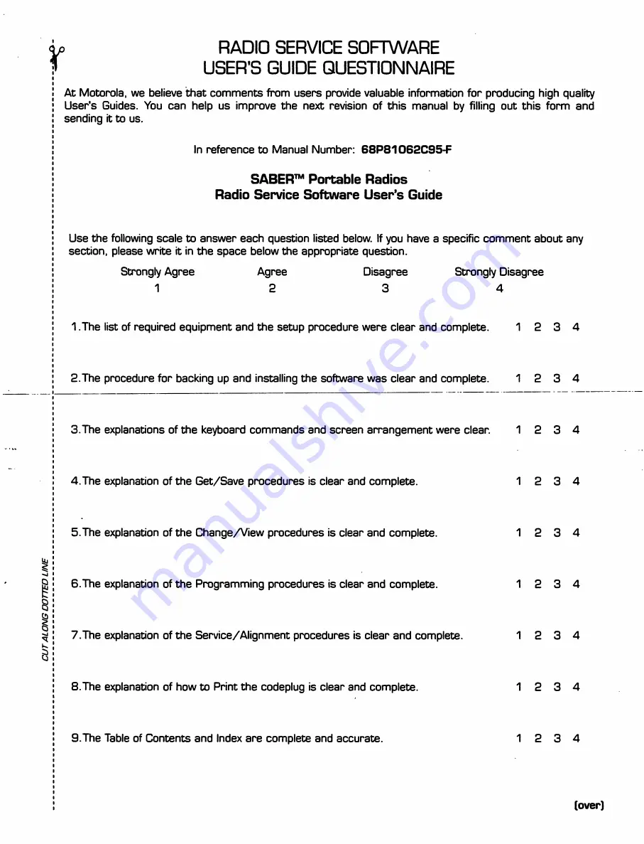 Motorola SABER I User Manual Download Page 110