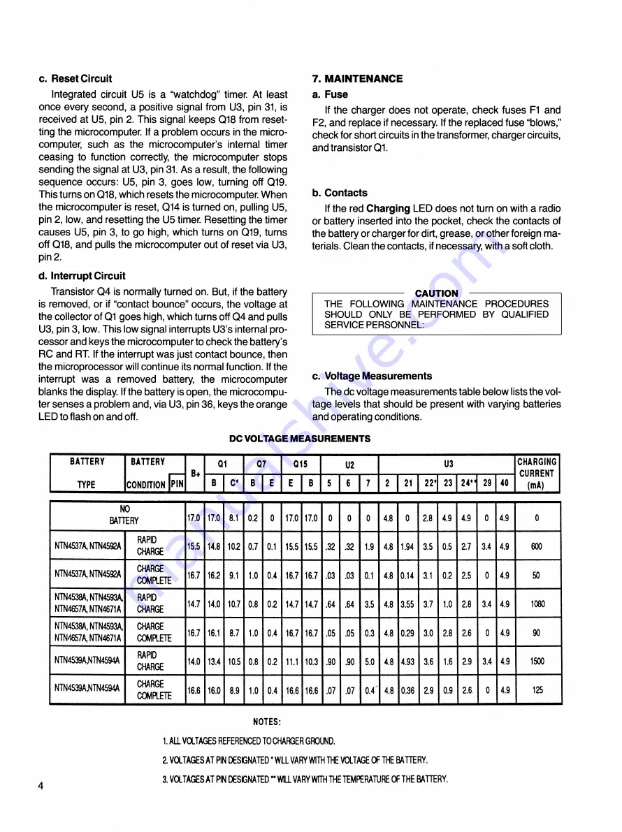 Motorola SABER NTN4734A Instruction Manual Download Page 7