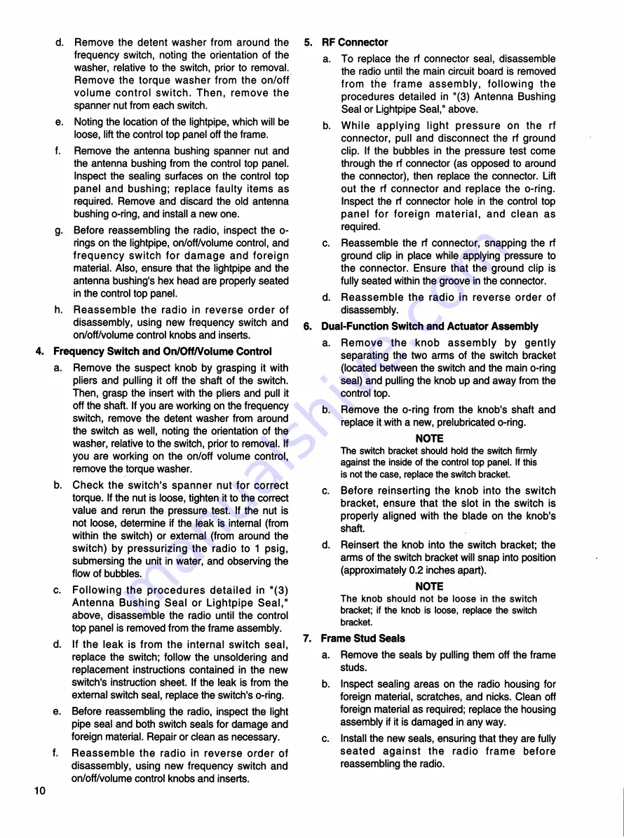 Motorola SABER R Service Manual Download Page 13