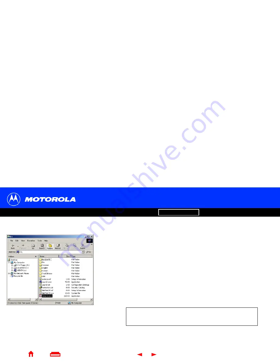 Motorola SB5100 - SURFboard - 38 Mbps Cable Modem User Manual Download Page 58