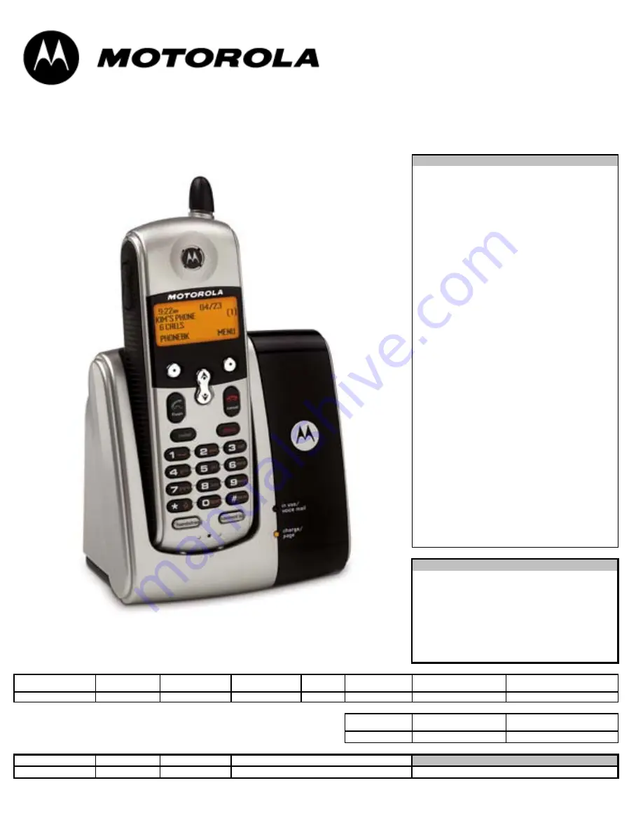 Motorola SD4551 Скачать руководство пользователя страница 1