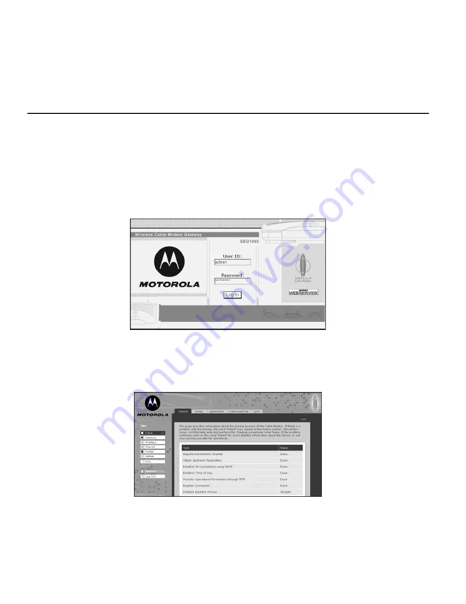 Motorola SURFBOARD SBG1000 Quick Installation Manual Download Page 10