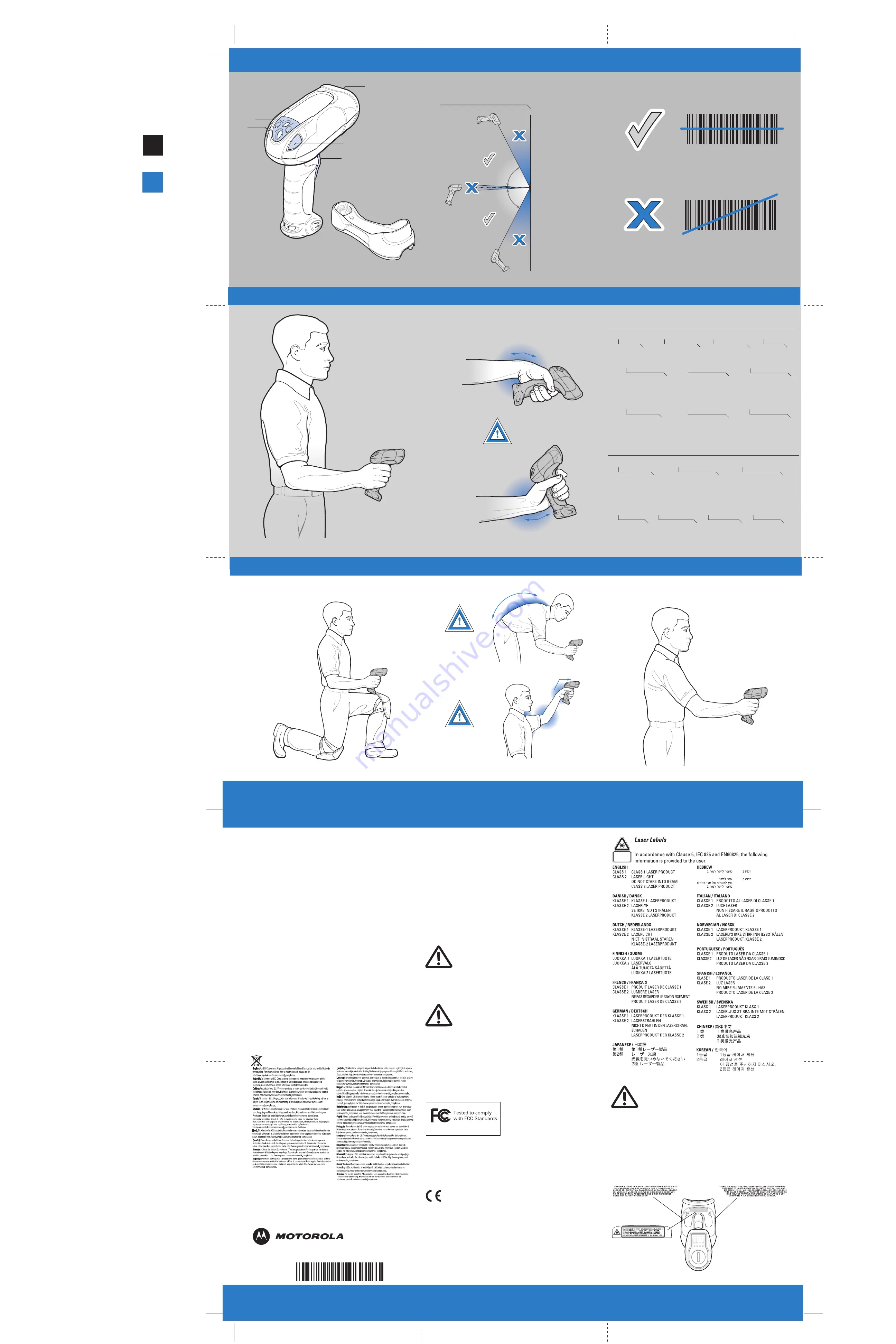 Motorola SYMBOL LS3478 Quick Start Manual Download Page 2